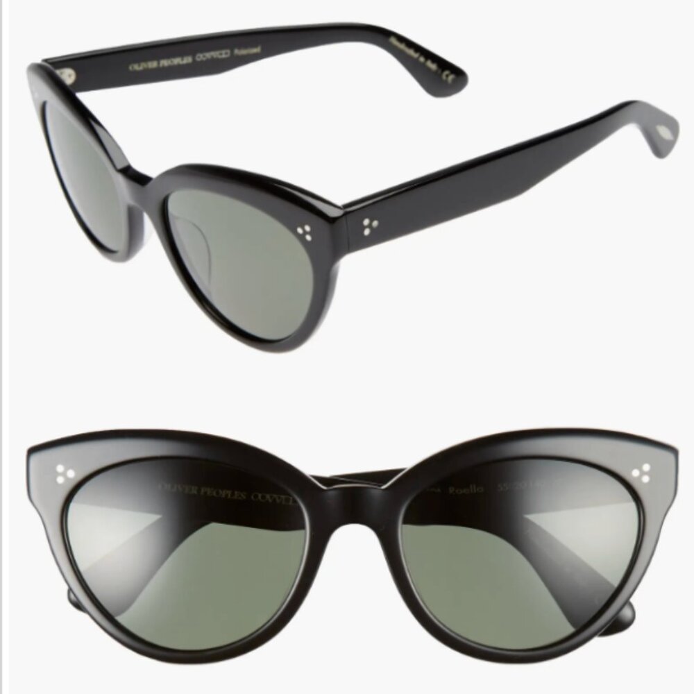 Oliver Peoples ROELLA Polarized Sunglasses 55-20-140-NEW NIB - with case/dustcvr